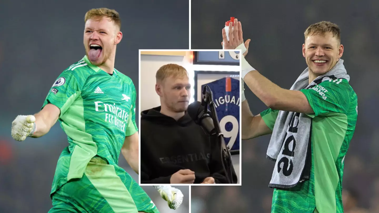 Aaron Ramsdale Reacted To Leeds Fans Throwing Coins At Him By Taking The Money Home