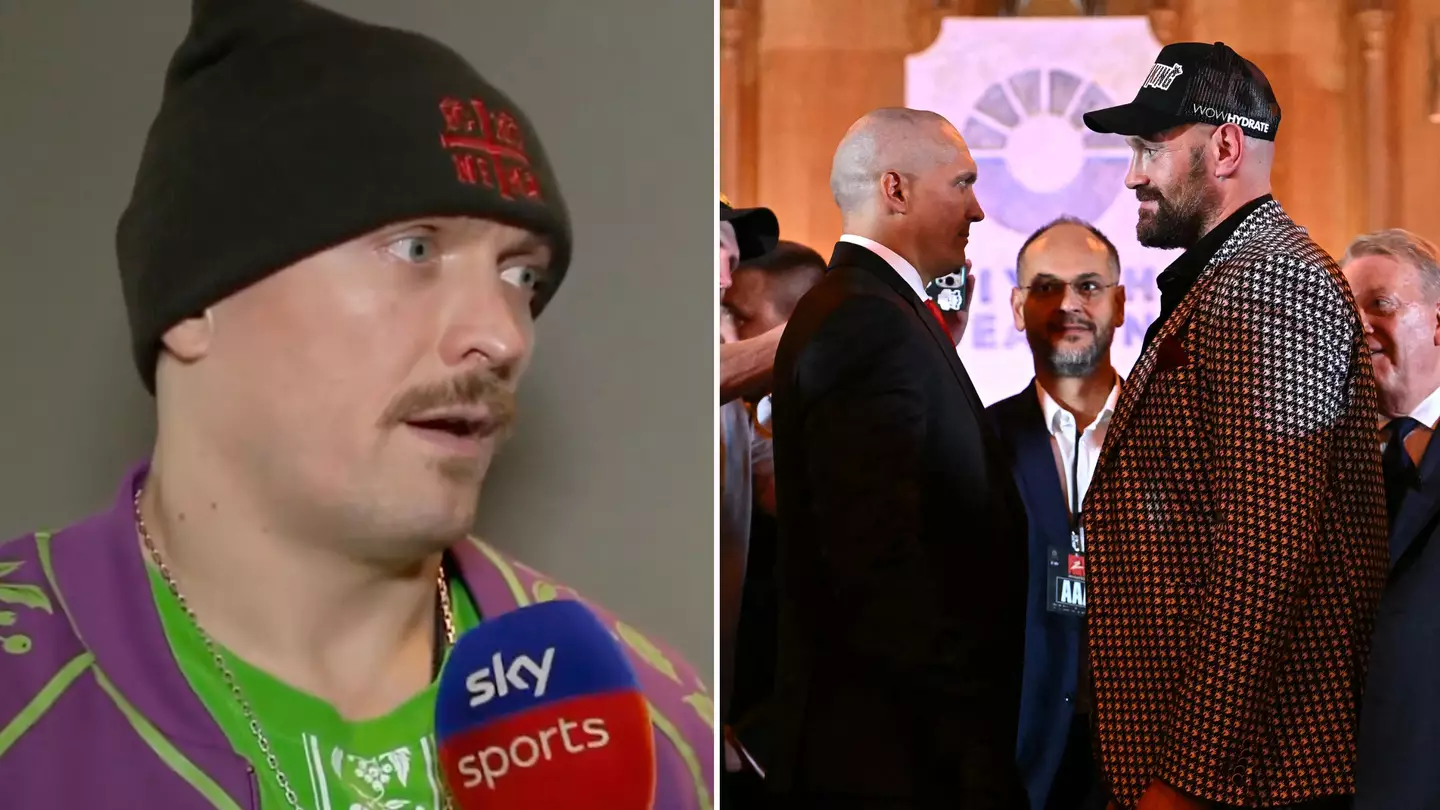 Oleksandr Usyk makes bombshell announcement just days before Tyson Fury fight that has stunned the boxing world