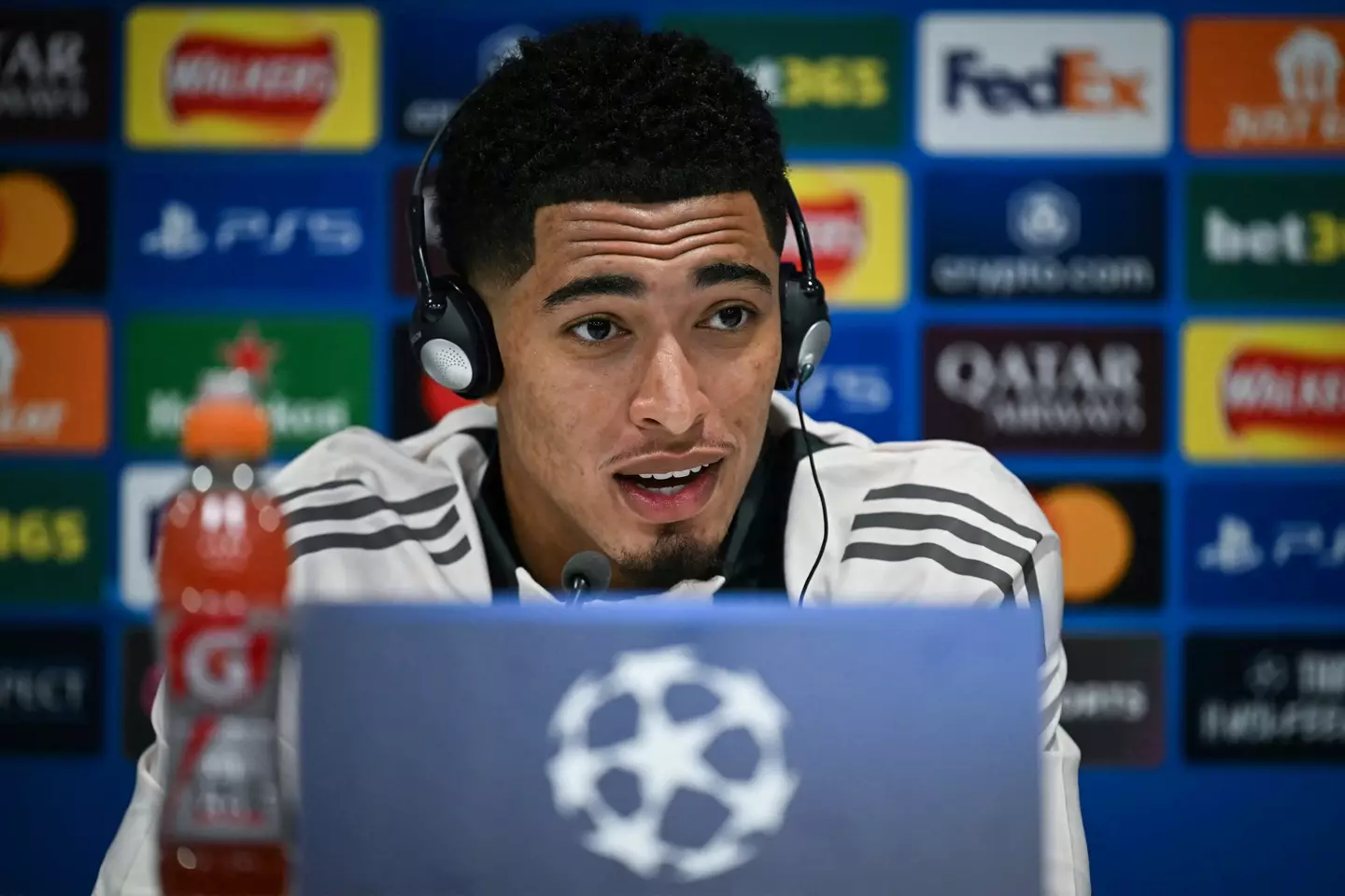 Jude Bellingham spoke ahead of Liverpool vs Real Madrid. Image