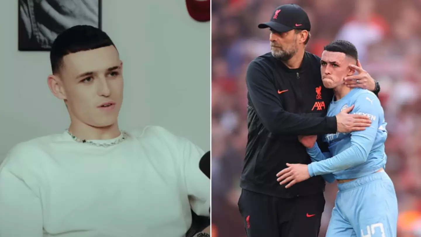 Phil Foden has surprise view on Jurgen Klopp leaving Liverpool that fans might not expect