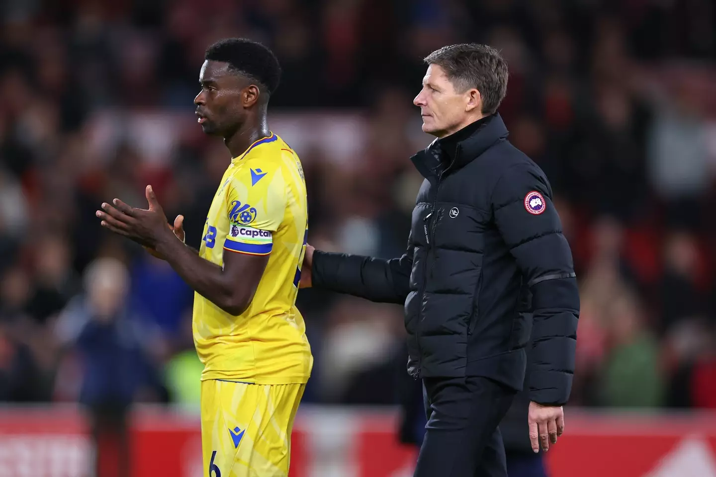 Glasner was desperate for Guehi to stay at Palace. Image credit: Getty