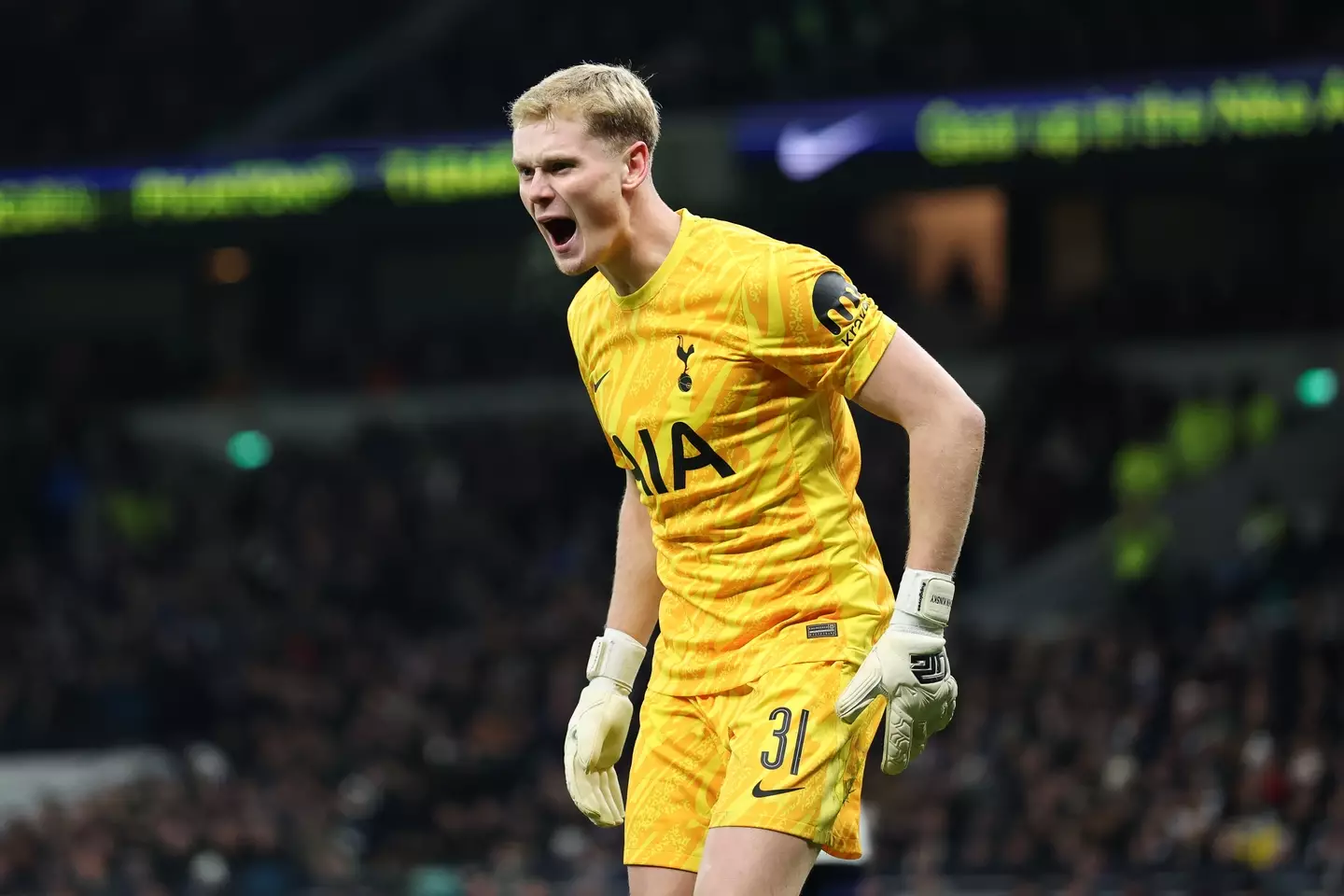 Kinsky impressed against Liverpool on Wednesday night. Image credit: Getty