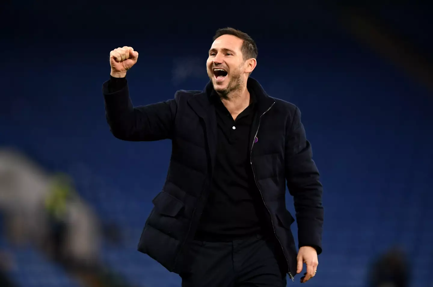 Frank Lampard successfully helped Everton beat the drop. Image