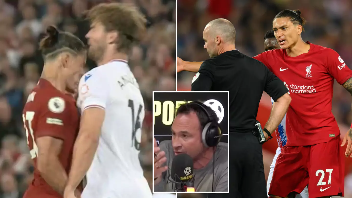 Darwin Nunez should receive a FIVE-match ban for 'disgraceful' headbutt on Joachim Andersen, insists Jason Cundy