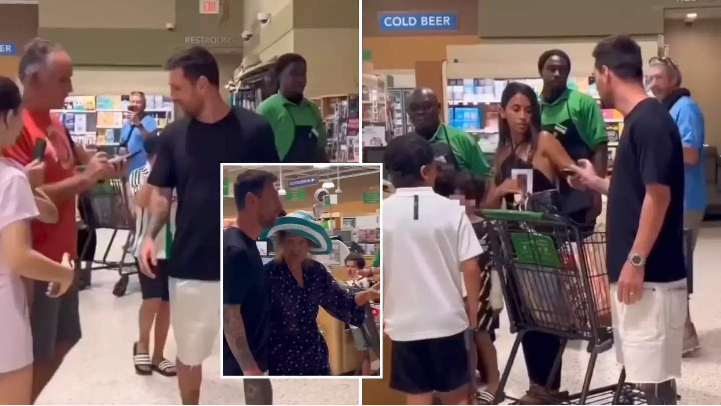 Lionel Messi's hilarious response to being spotted food shopping ahead of Inter Miami unveiling