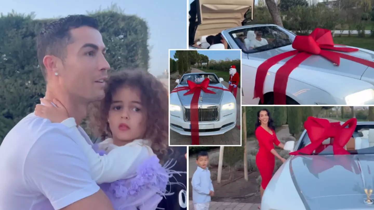 Cristiano Ronaldo's partner Georgina Rodriguez treats him to Rolls Royce for Christmas, we got some socks