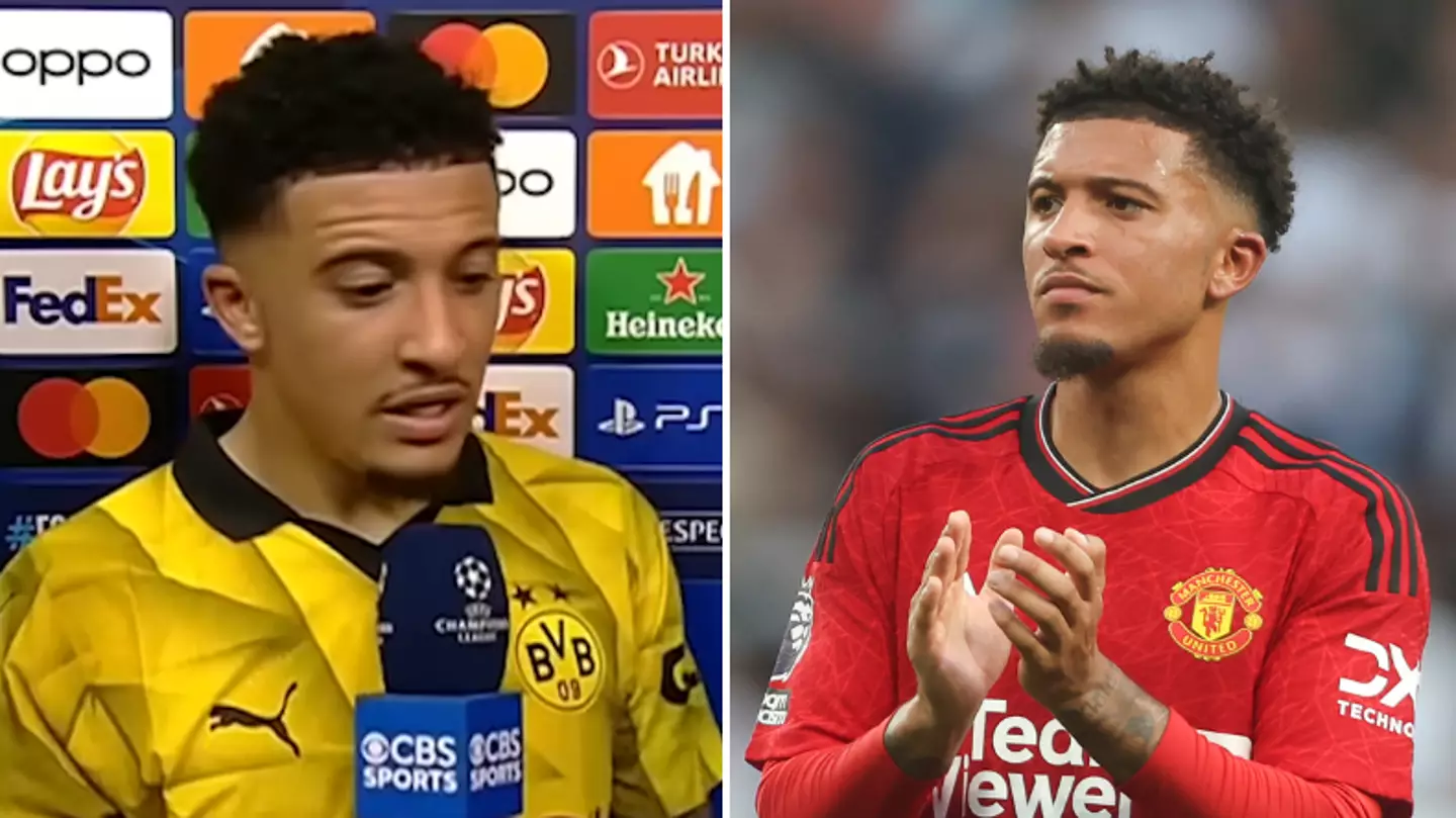 Jadon Sancho breaks silence on Man Utd future after ending Erik ten Hag's Champions League hopes