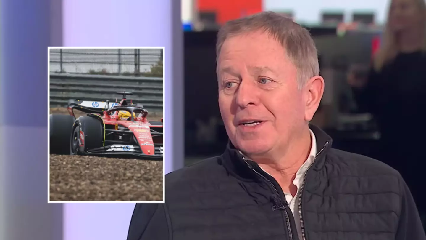Martin Brundle makes feelings clear on Lewis Hamilton winning the F1 world title after first Ferrari lap times emerge