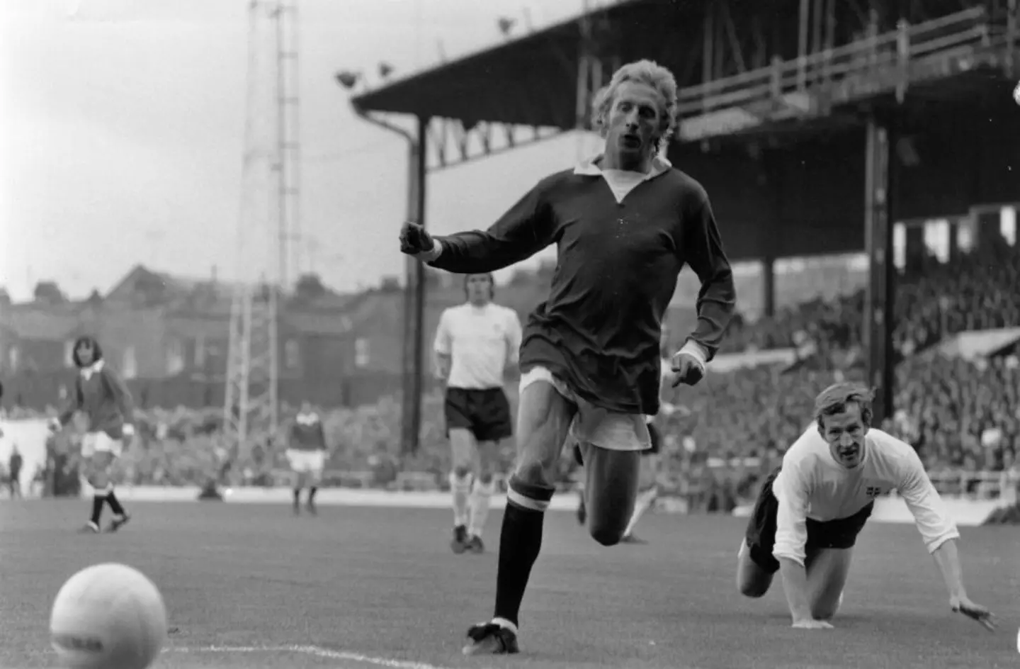 Denis Law scored 237 goals for Manchester United, making him the club's third highest goal scorer. (Image: Getty)