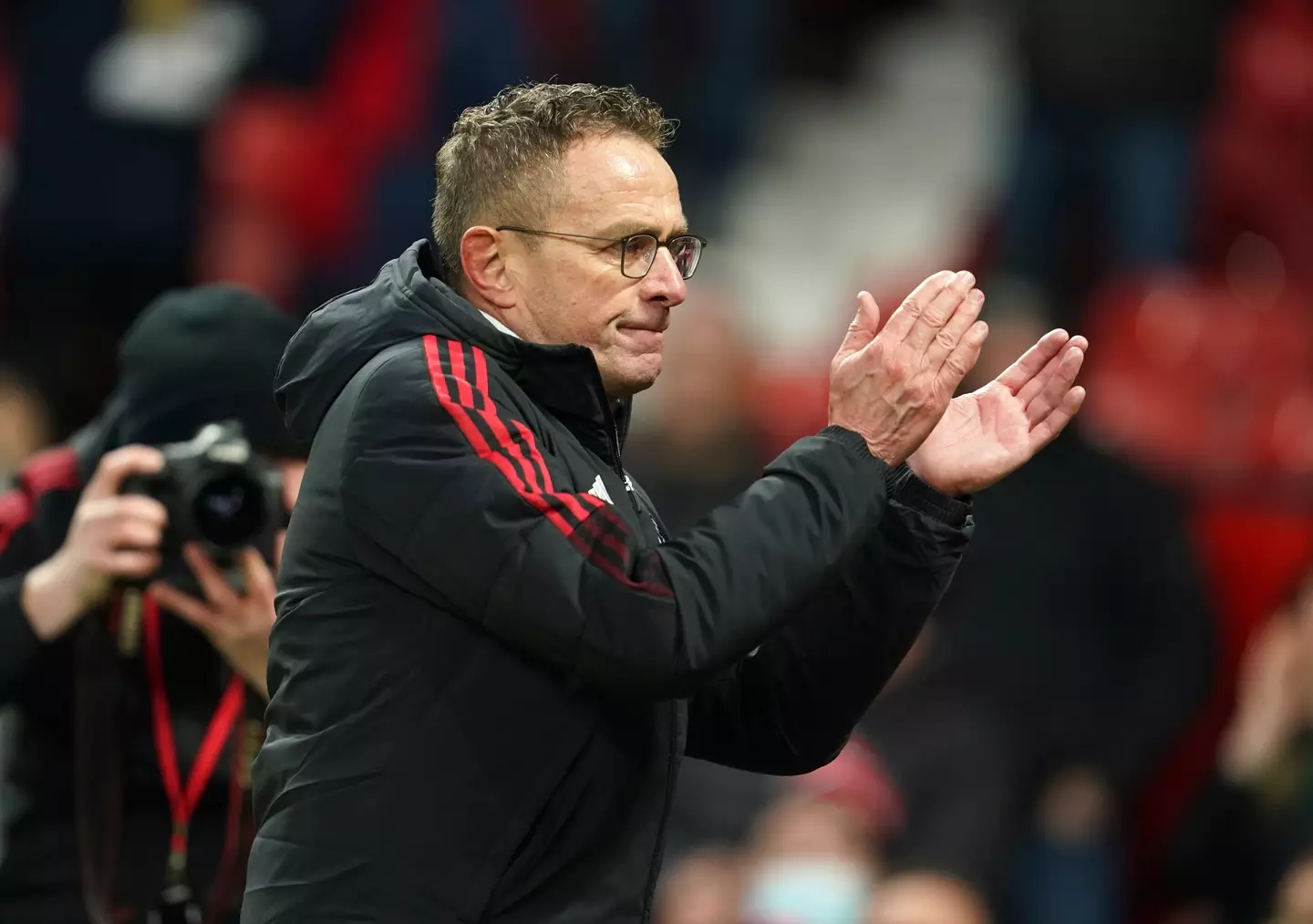 Rangnick took charge of his second match as United interim manager on Wednesday (Image credit: PA)