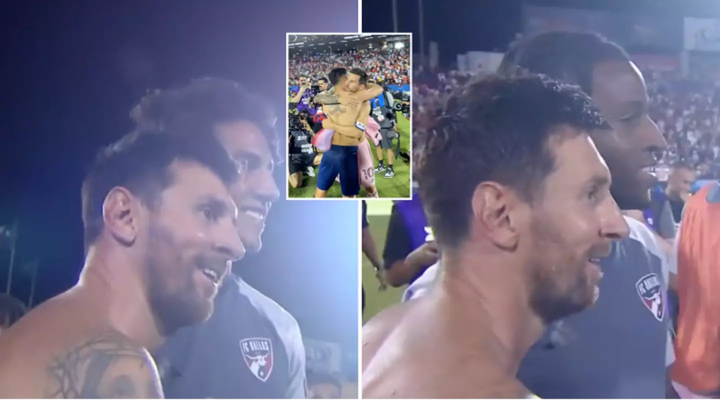 FC Dallas players spotted taking photos with Lionel Messi after penalty shootout defeat