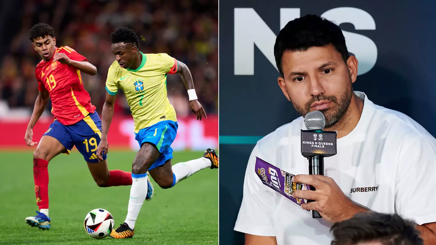 Sergio Aguero didn't hesitate choosing between Lamine Yamal and Vinicius Jr as the future GOAT