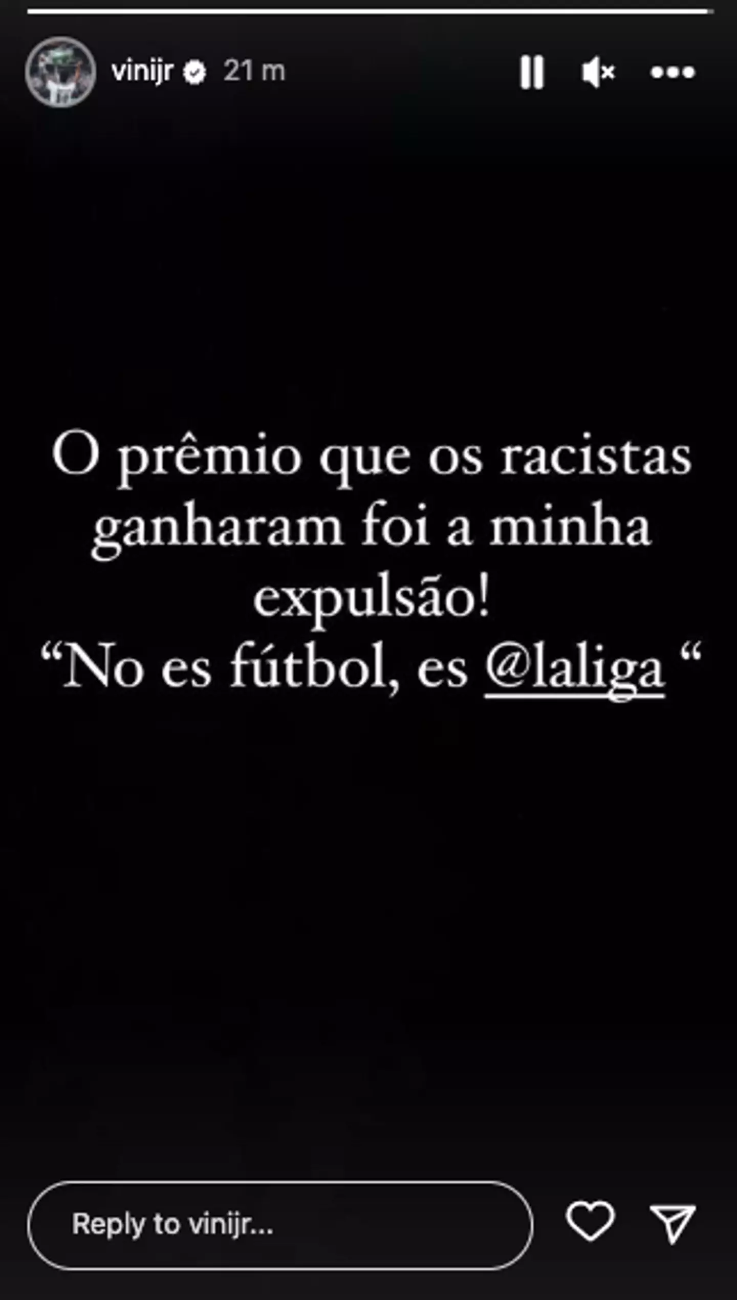 Image: Instagram/Vinicius Junior