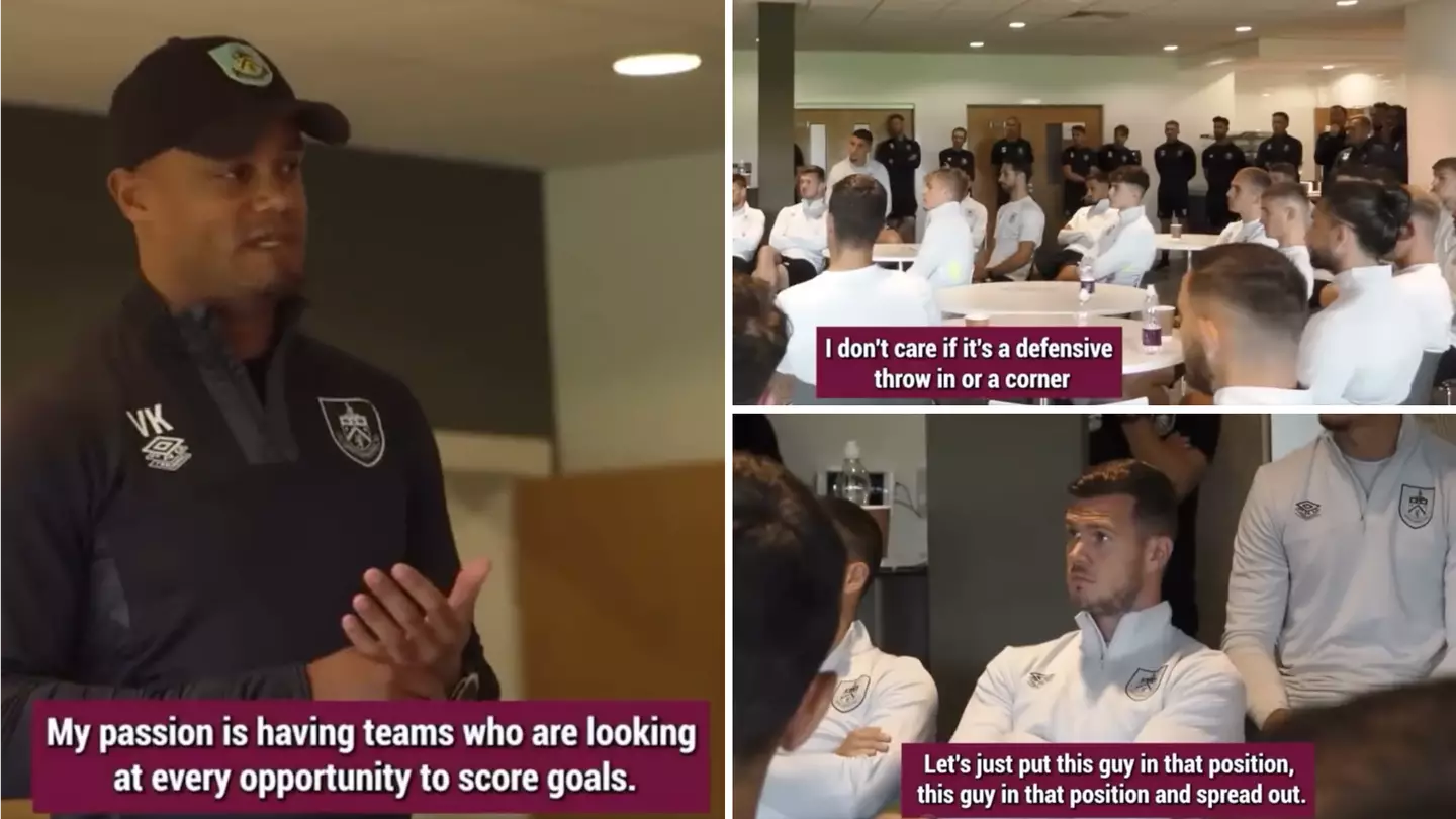 Vincent Kompany's speech to Burnley players at first meeting is a must-watch, fans think he's destined to reach the top