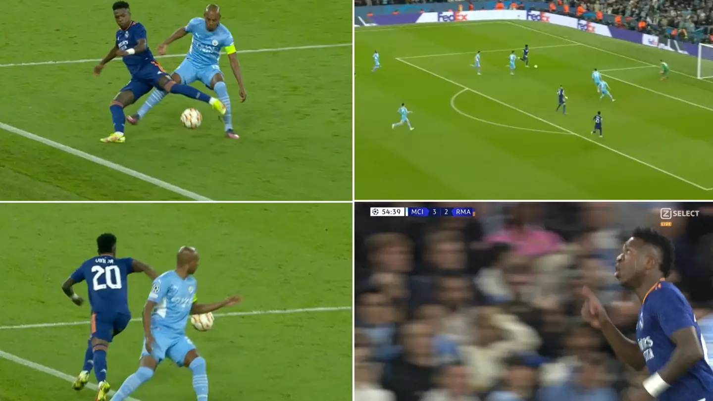 Vinicius Junior Shows 99 Pace And Flies Through Manchester City To Score