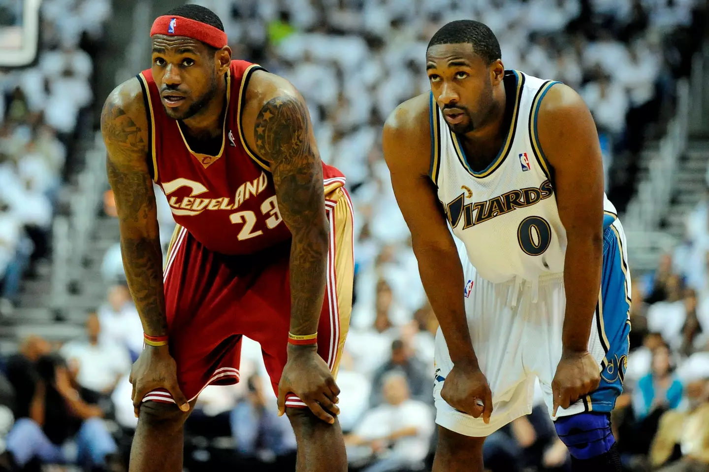 LeBron James and Gilbert Arenas