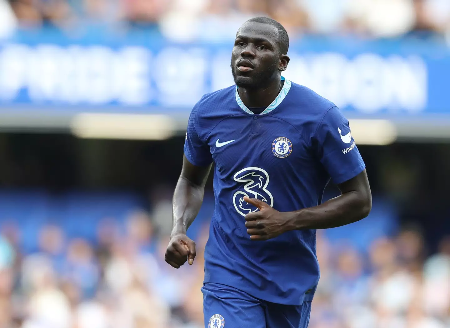 Kalidou Koulibaly for Chelsea against West Ham. (Alamy)