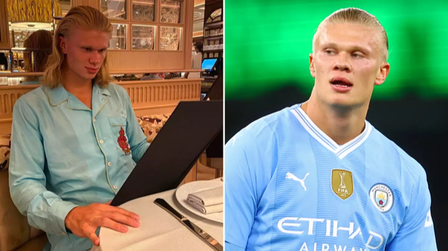 Erling Haaland reveals cheat meal that he's obsessed with eating