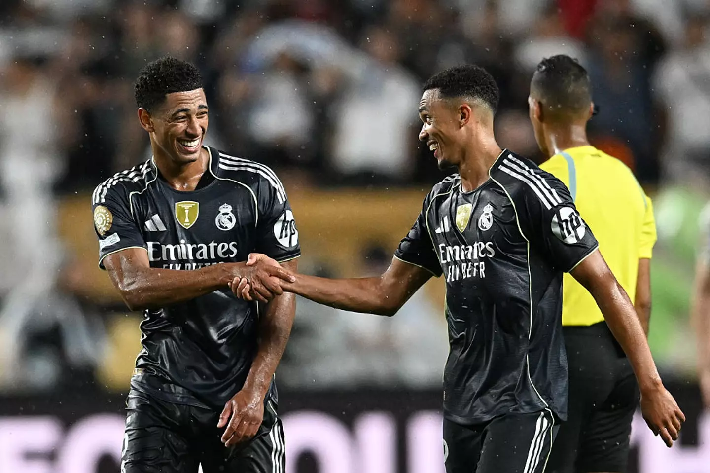 Trent Alexander-Arnold is playing alongside England teammate Jude Bellingham at Real Madrid. (Image: Getty)