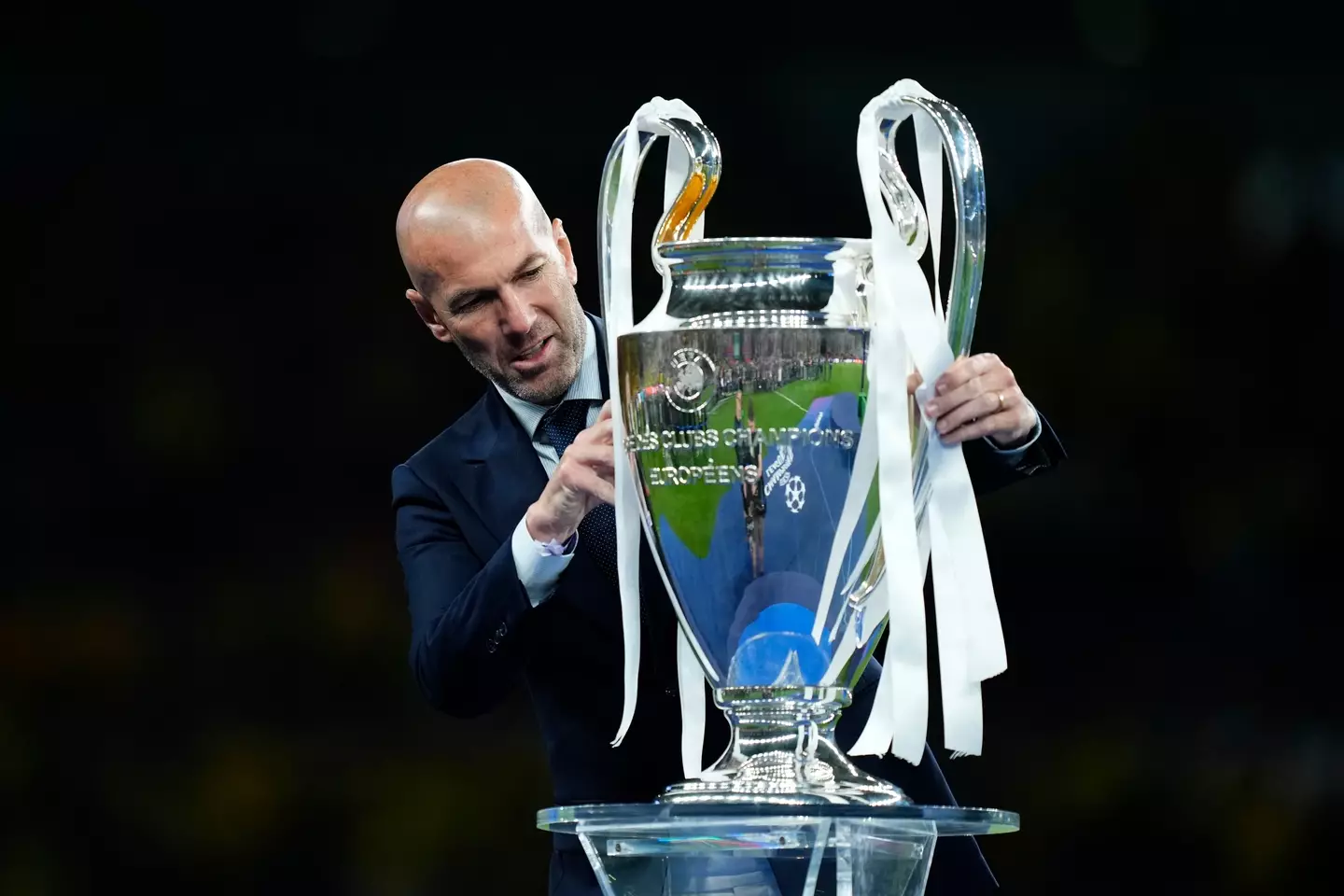 Zinedine Zidane is the only coach to win the Champions League three times in a row. Image credit: Getty