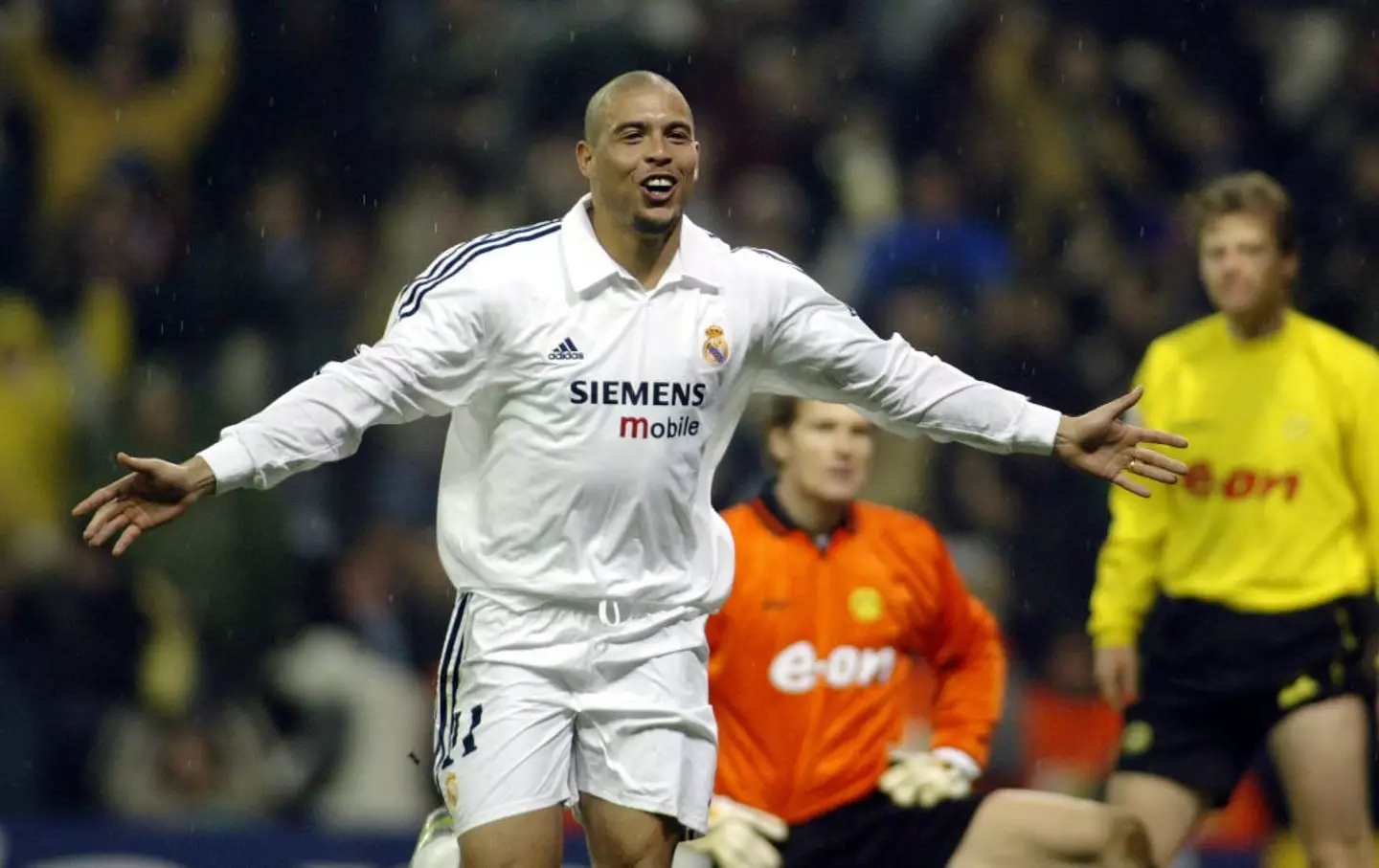 Ronaldo Nazario pictured in action for Real Madrid (Image: Getty)