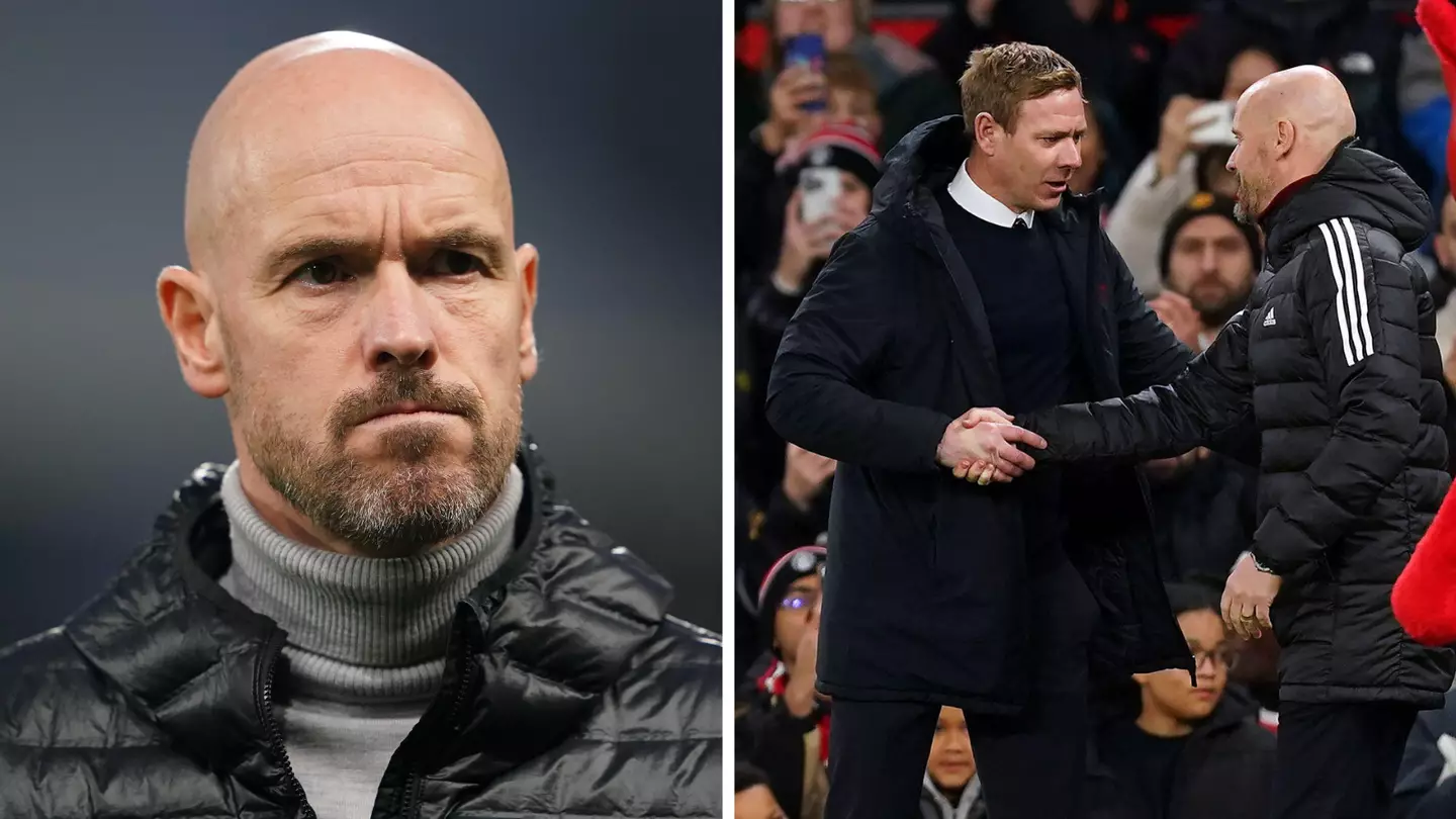 Erik ten Hag shared a beer with Charlton manager after the game and gifted him a bottle of wine