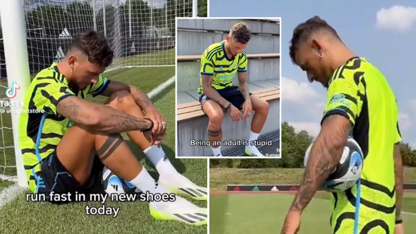 Ben White's bizarre new football boot announcement video has got Arsenal fans talking