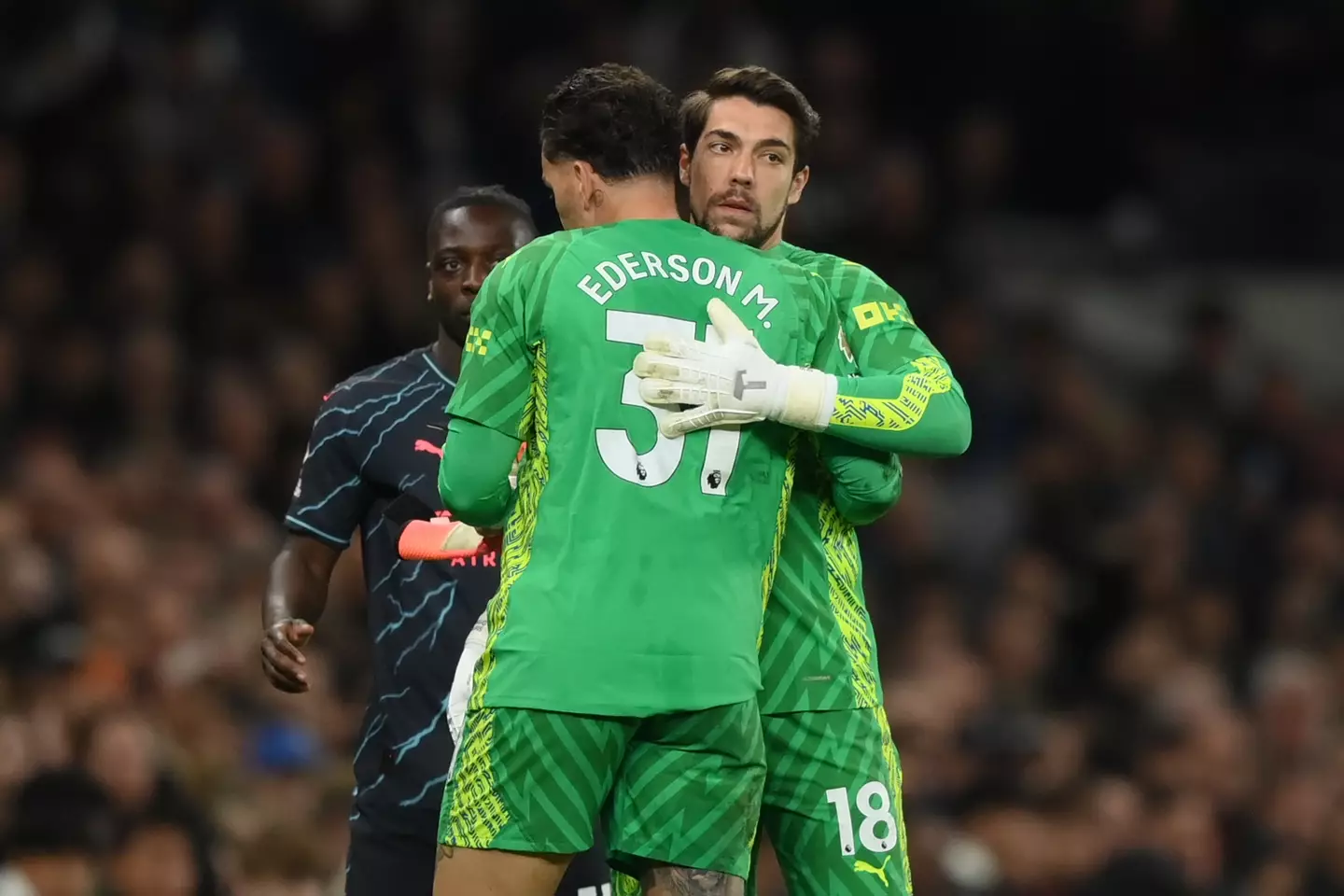 Ederson or Stefan Ortega could be on the move from Manchester City. Image: Getty