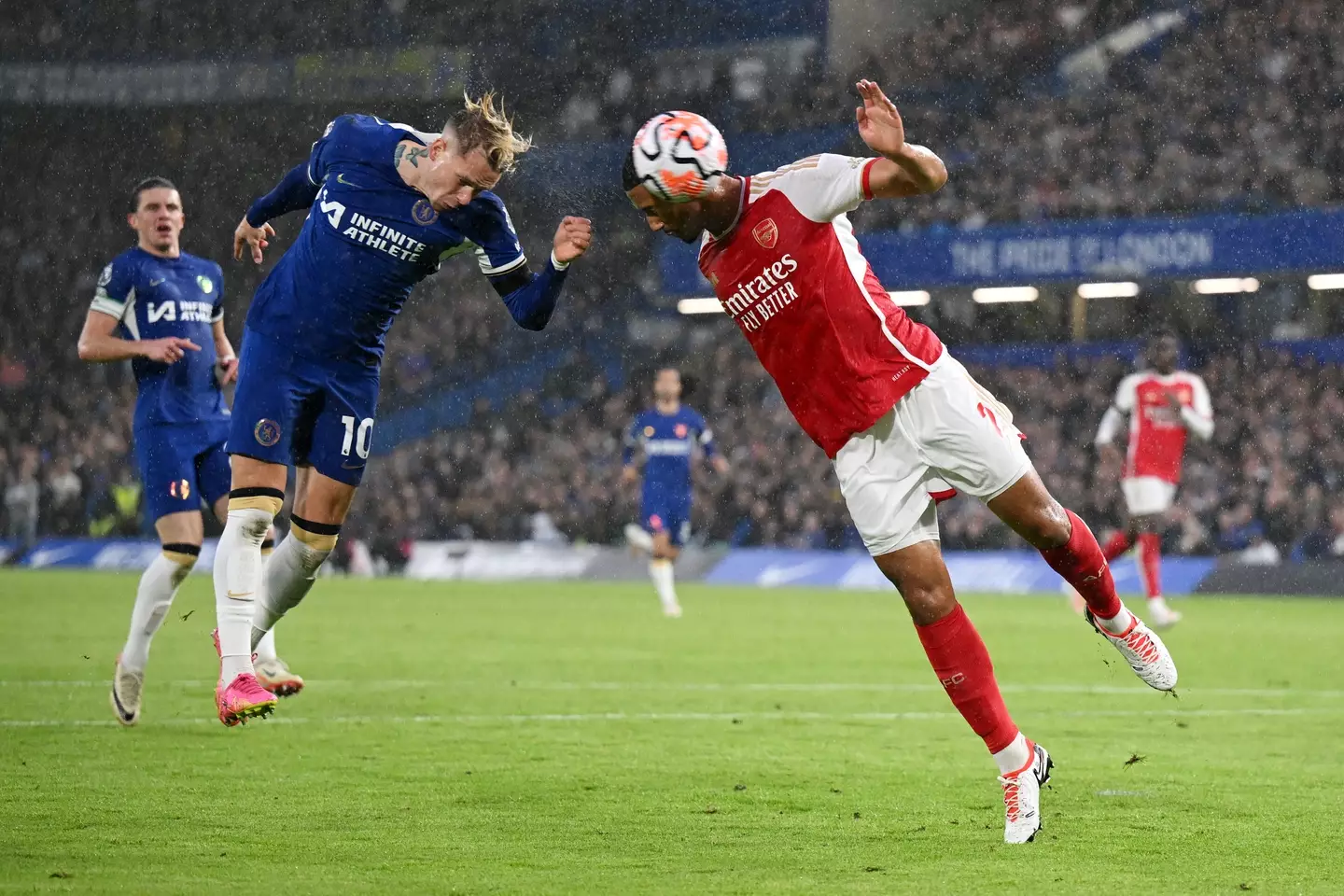John Terry believes the penalty decision against William Saliba was 'harsh'.