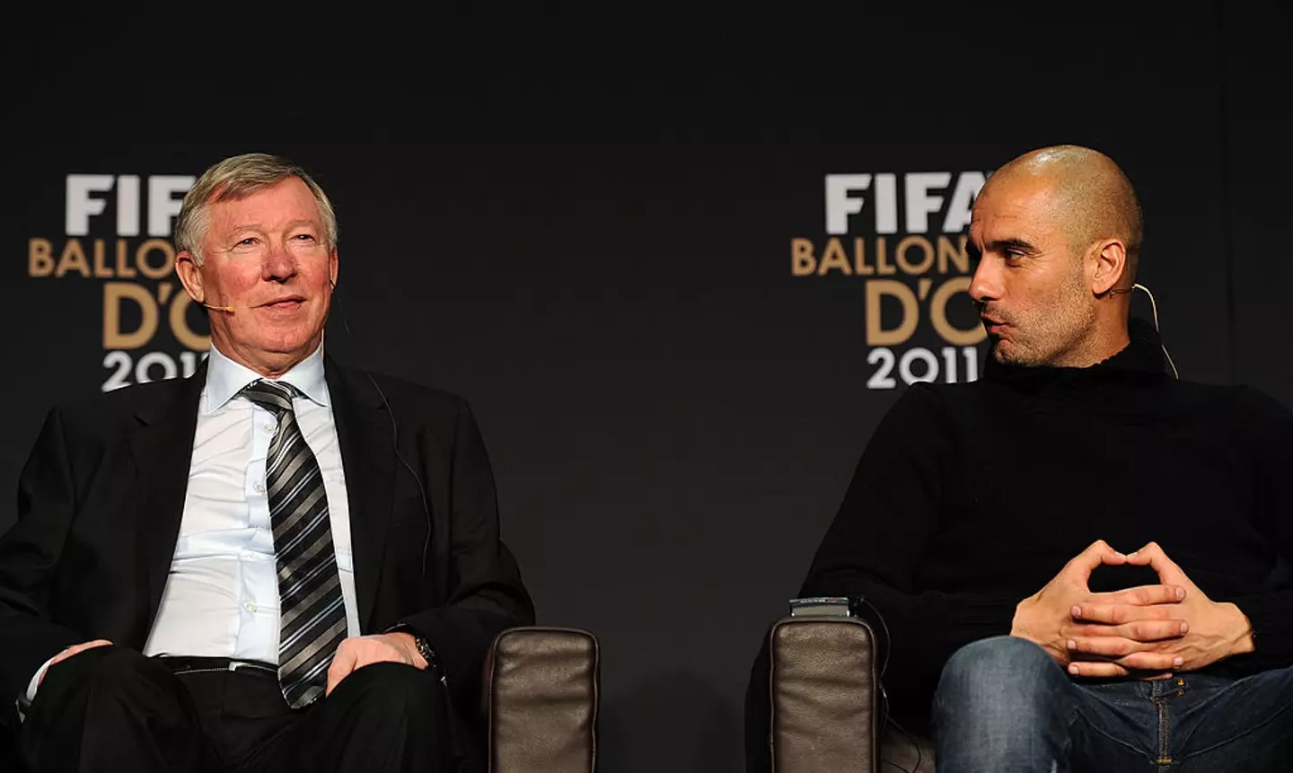 Alex Ferguson (left) and Pep Guardiola (right) are widely considered to be two of the greatest manager (Credit:Getty)