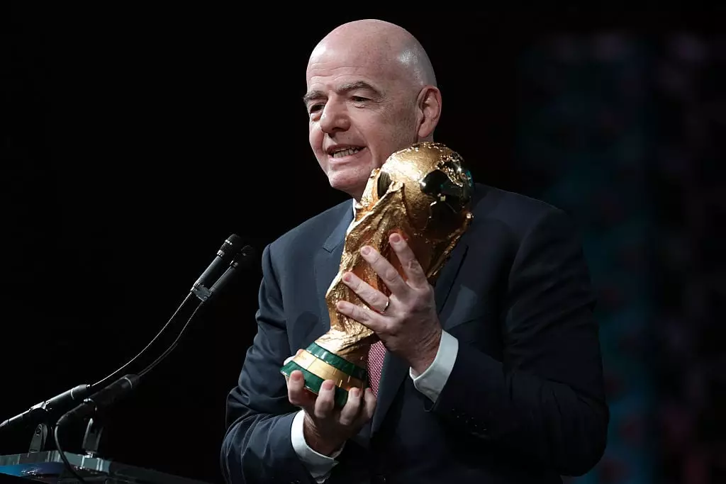 FIFA president Gianni Infantino (Credit:Getty)