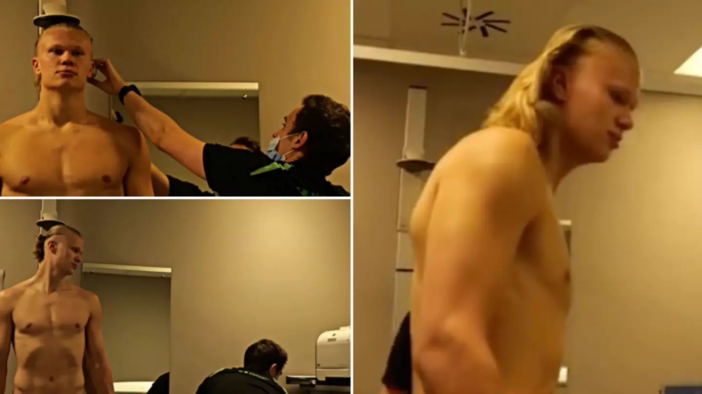 The Moment Erling Haaland Found Out He’d Grown During His Man City Medical, Even He Was Shocked