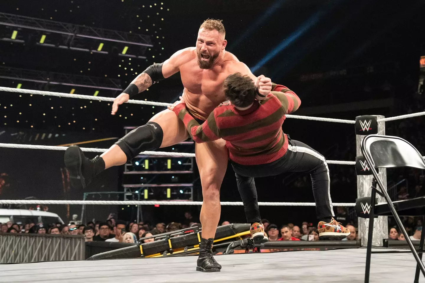 Holland spent seven years in WWE after quitting rugby. Image: Getty