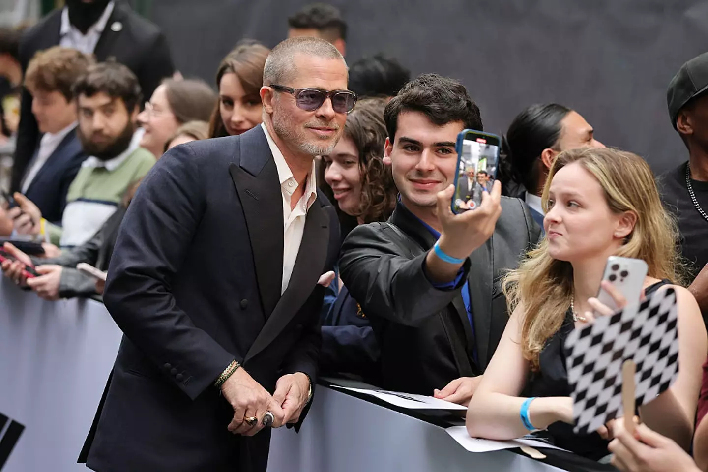 Brad Pitt stars in the F1 film (Credit:Getty)