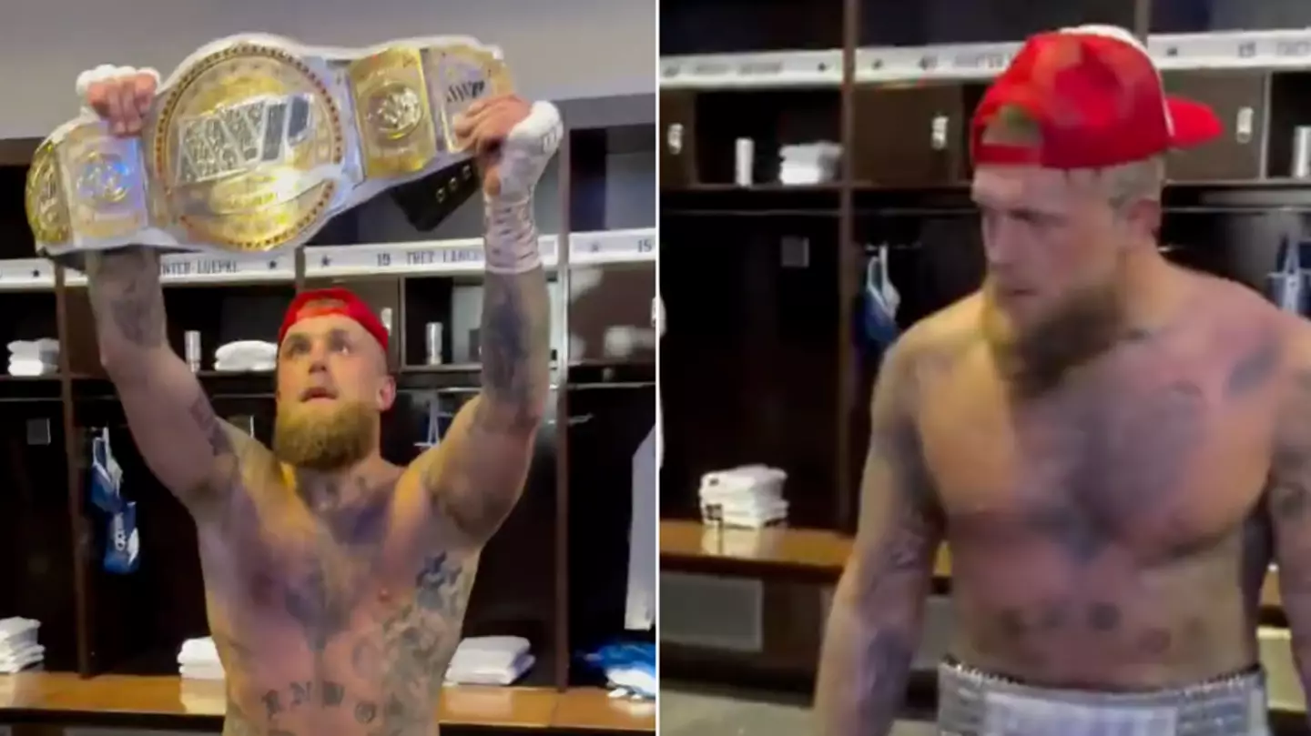 Jake Paul branded a 'clown' by fans for dressing room antics after Mike Tyson win