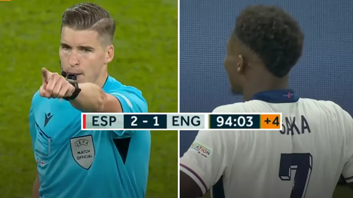 The exact amount of time the ball was in play during added time has been calculated and England fans are furious