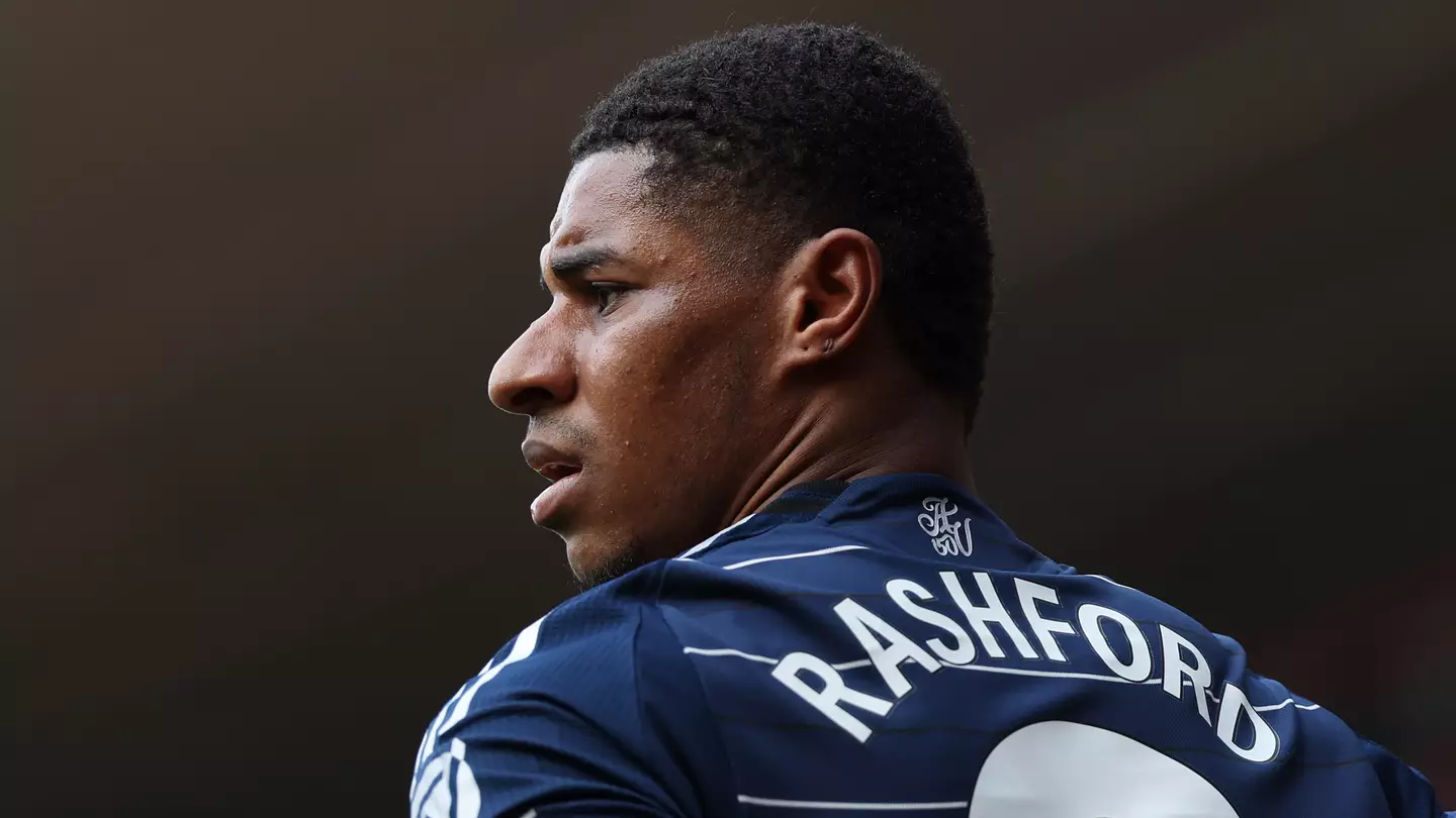 Aston Villa forward Marcus Rashford, on loan from Manchester United (Image: Getty)