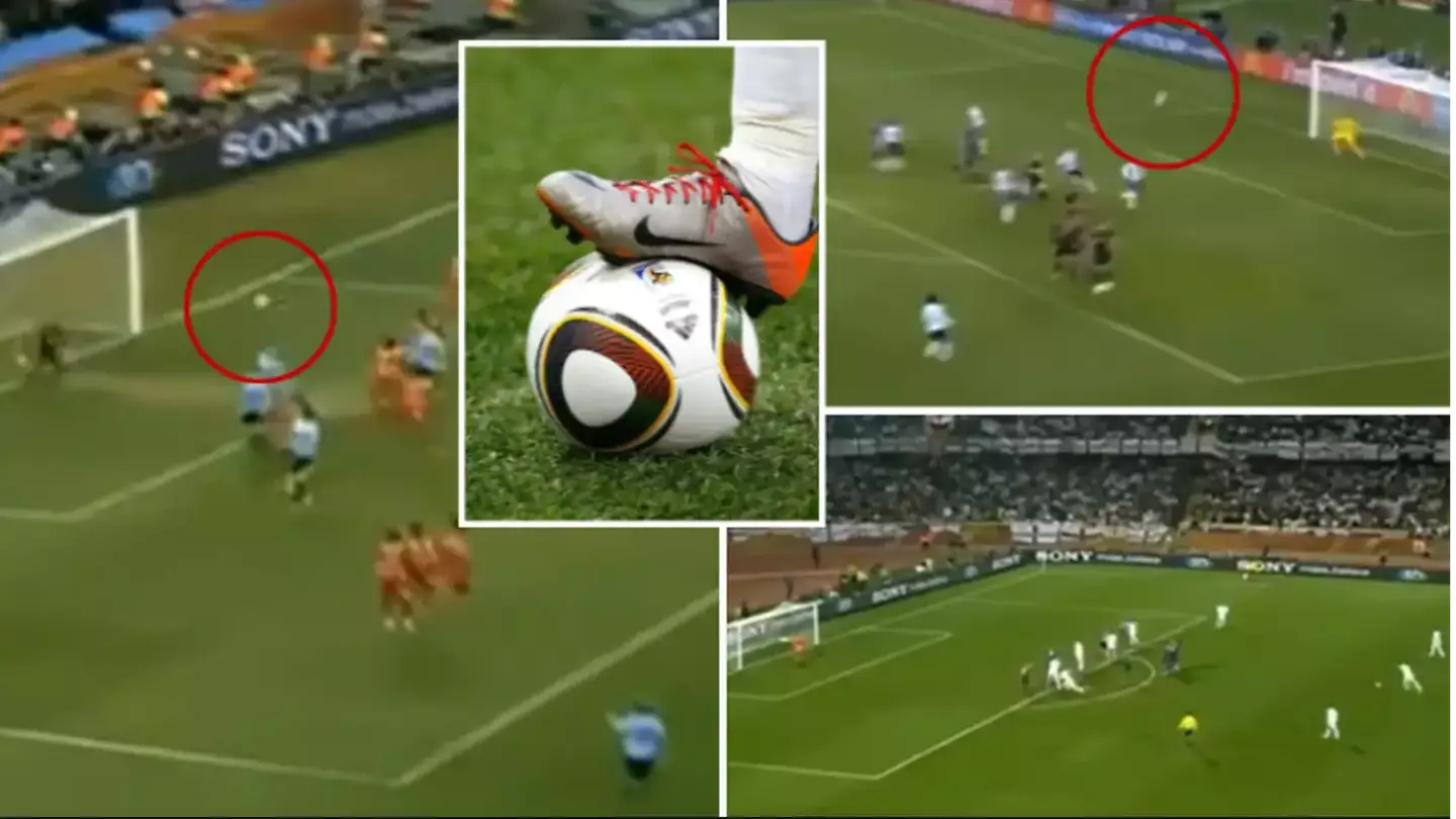 Footage resurfaces of the Jabulani ball causing absolute carnage at the 2010 World Cup