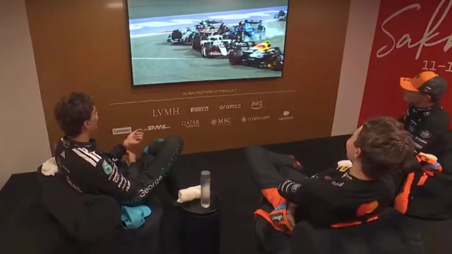 Oscar Piastri takes dig at Lando Norris in Bahrain Grand Prix cooldown room leaving George Russell stunned