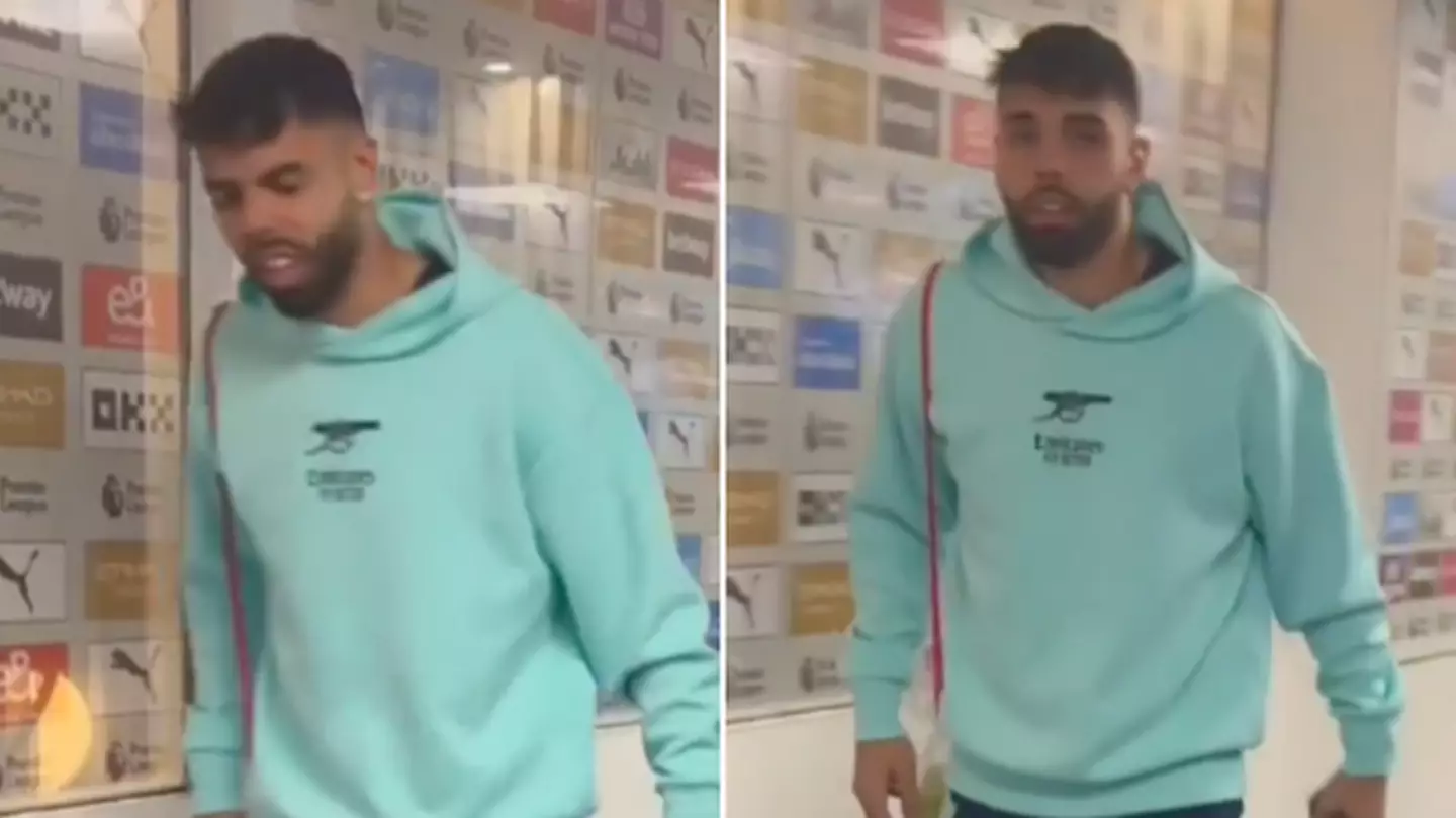 Worrying footage of David Raya emerges in Etihad Stadium mixed zone after Man City vs Arsenal thriller