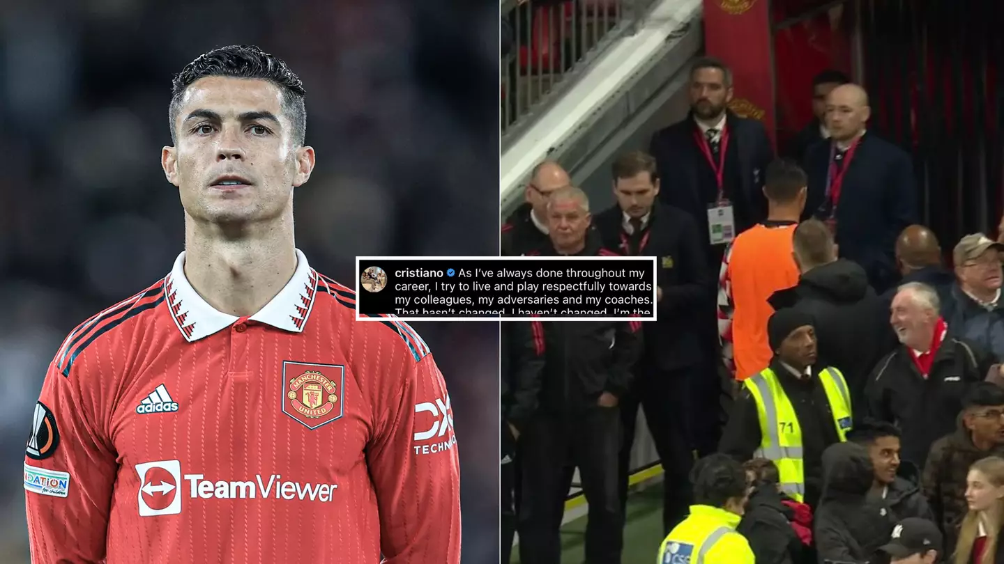 Cristiano Ronaldo breaks silence after being banished from Man United first-team for refusing to come on as a substitute