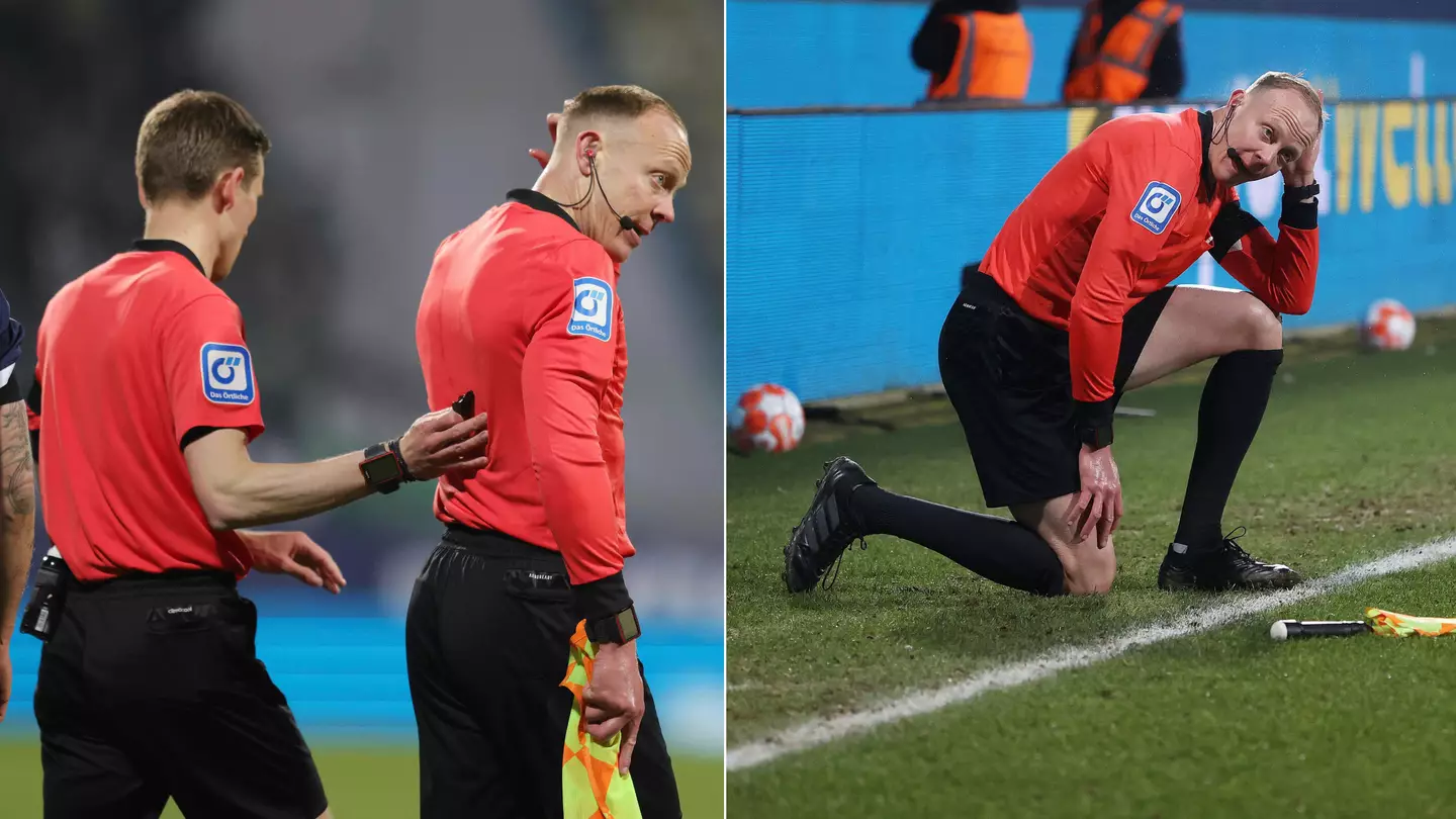 Bundesliga Match Abandoned After Assistant Referee Is Hit By An Object