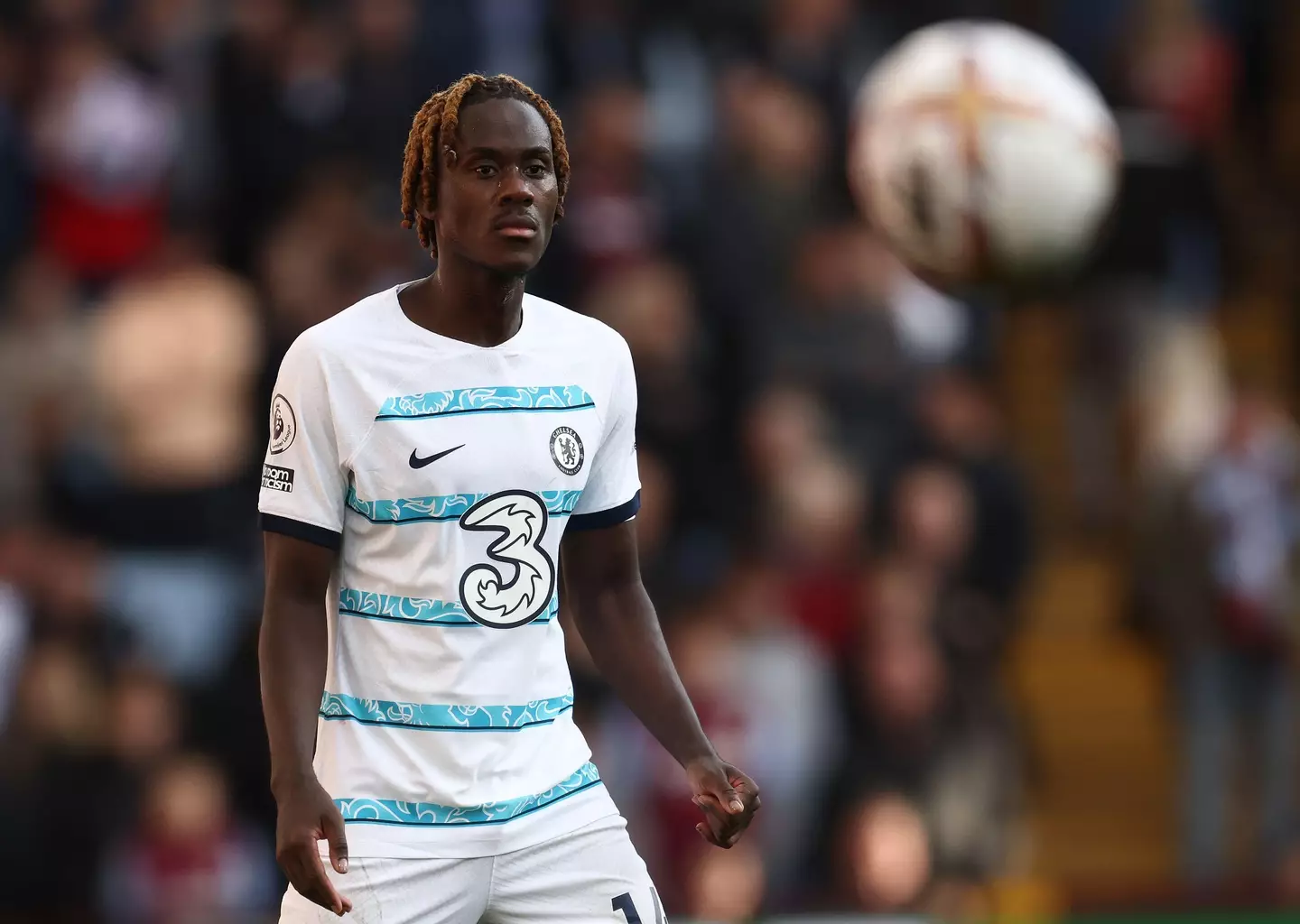 Trevoh Chalobah of Chelsea during the Premier League match at Villa Park. (Alamy)