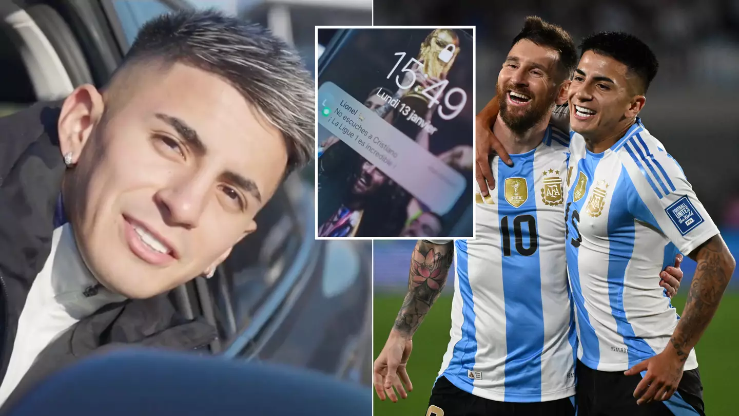 Lionel Messi 'aims dig' at Cristiano Ronaldo in Lyon's announcement video for Thiago Almada signing and it’s going viral