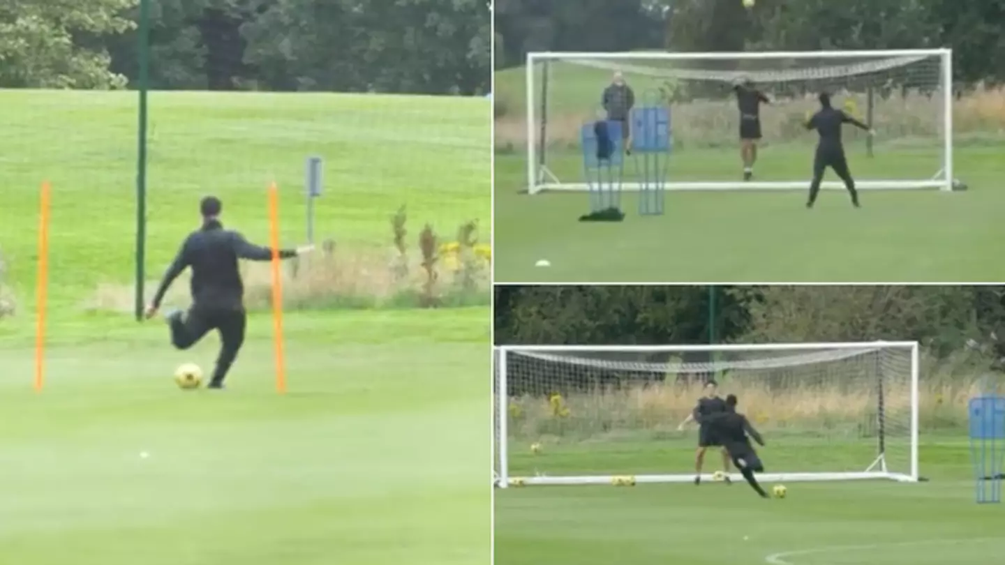 Footage of Mason Greenwood training surfaces with Man United future undecided