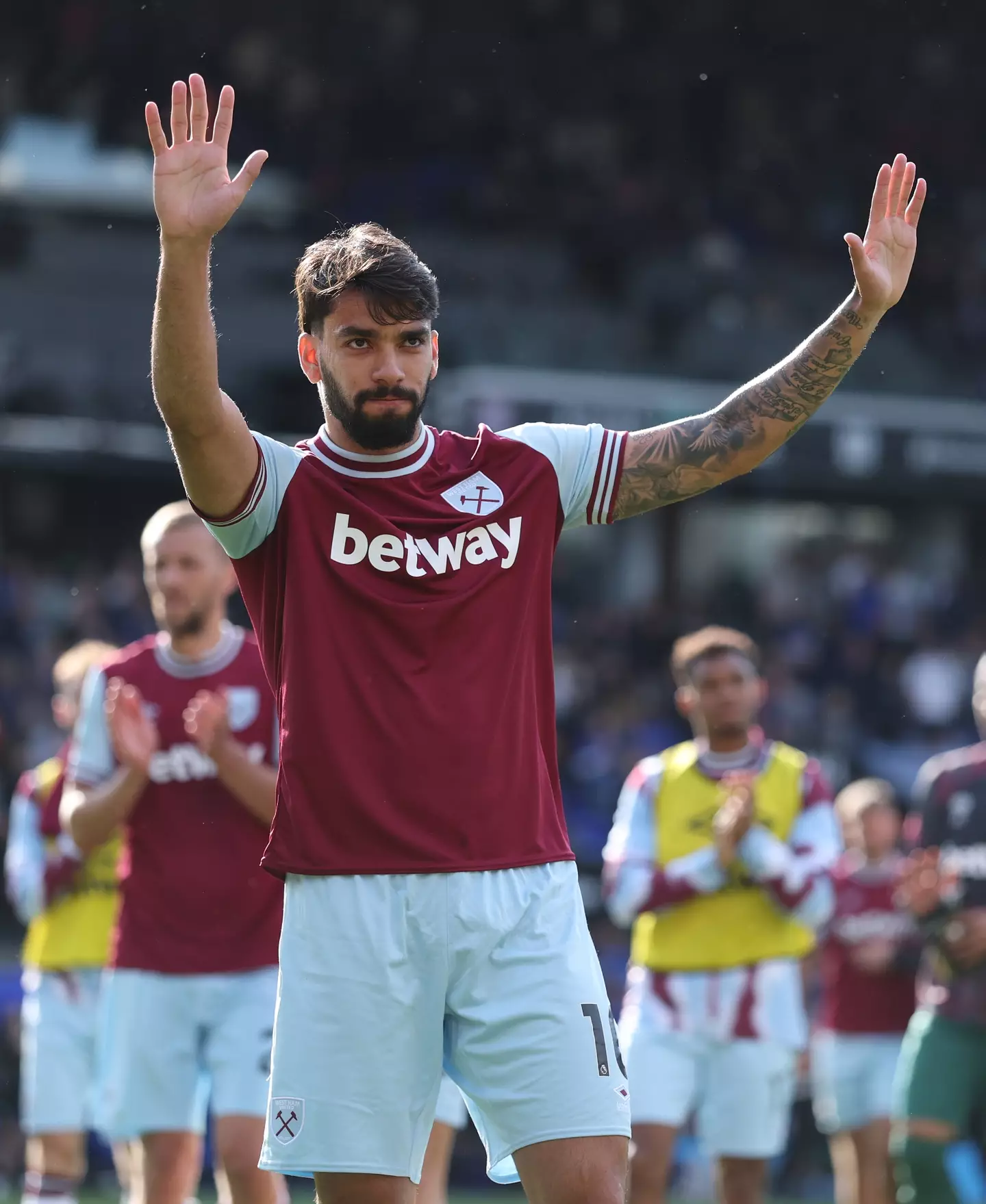 Lucas Paqueta may well have waved goodbye to West Ham. Image: Getty