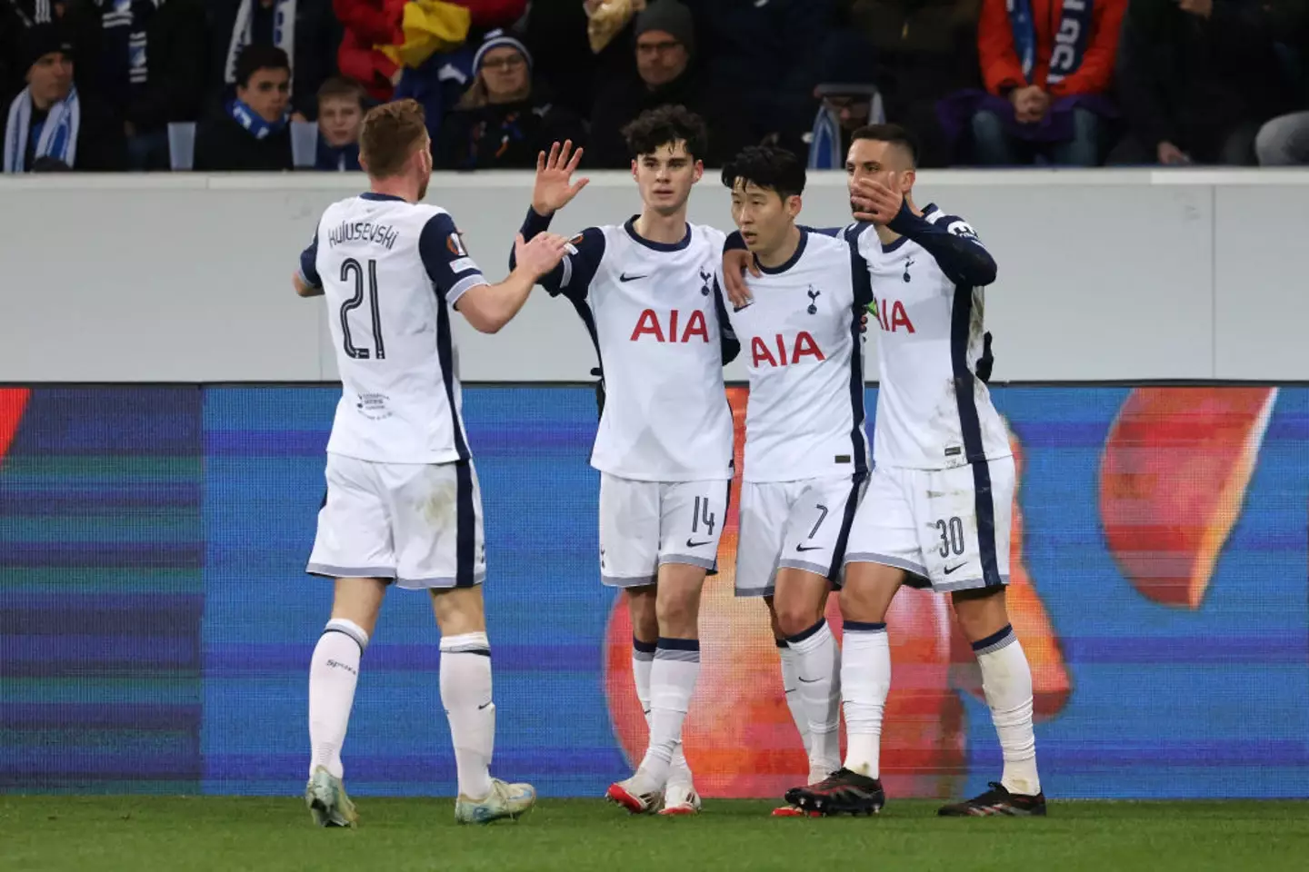Spurs won five of their eight group stage matches - including a 3-2 win at Hoffenheim (Image: Getty)