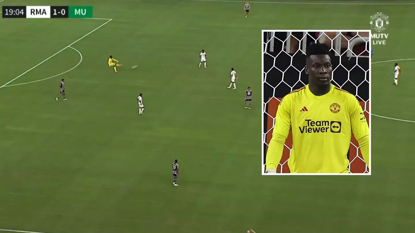 Man United fans have been left astounded by Andre Onana's 'new position' on debut