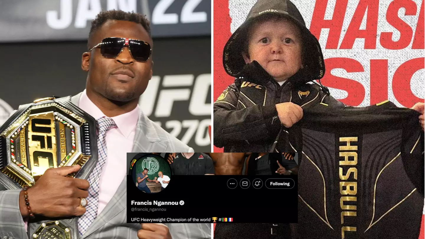 Francis Ngannou hilariously reacts to Hasbulla signing for UFC, 'Mini  Khabib' responds to UFC champion