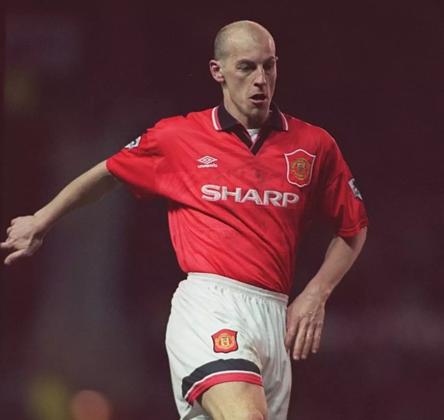 William Prunier in action for Man Utd in December 1995 (Image: Getty)